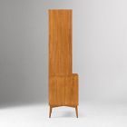 Mid-Century Narrow Hutch w/ Console (20.5")