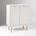 Open Box: Quinn Cabinet (27") - Haze, Antique Brass