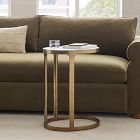 Elwell Marble C-Side Table (15")