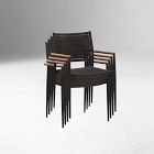 Gansbaai Stackable Outdoor Dining Chair (Set of 2)