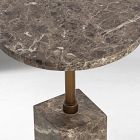 Bertrand Faux Marble Drink Table (14")