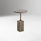 Bertrand Faux Marble Drink Table (14")