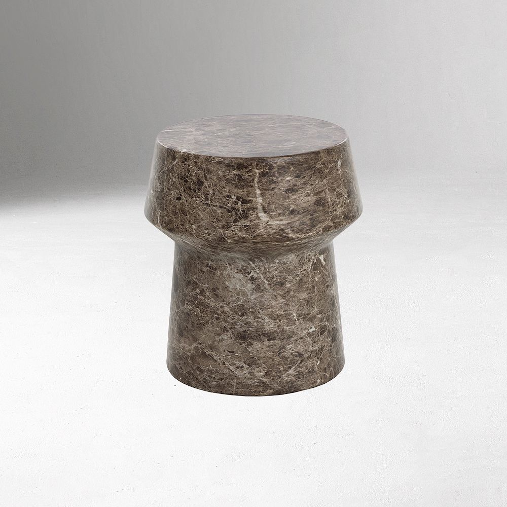 Bertrand Faux Marble End Table (19") by West Elm