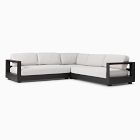 Telluride Aluminum Outdoor 3-Piece L-Shaped Sectional Cushions