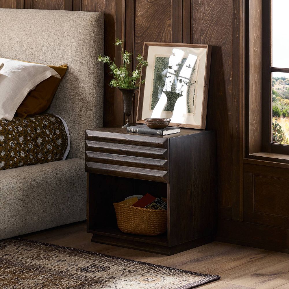 Ridged Doors Nightstand (22") by West Elm