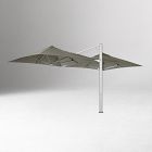 Square Outdoor Cantilever Duo Umbrella (8'&ndash;10')