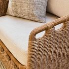 Solen Outdoor Woven Swivel Lounge Chair