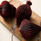 Medium Paper Ornaments (Set of 4) - Red