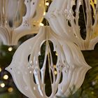 Punched Paper Ornaments (Set of 3)