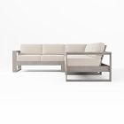 Portside 4-Piece Sectional Outdoor Cushion Covers, Sunbrella® Canvas, Natural