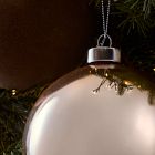 Large Glass Ball Ornaments (Set of 4) - Neutrals