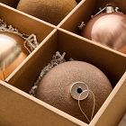 Large Glass Ball Ornaments (Set of 4) - Neutrals