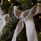 Velvet Bow Clip-On Ornaments (Set of 6)