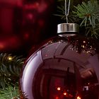 Large Glass Ball Ornaments (Set of 4) - Red