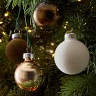 Small Glass Ball Ornaments (Set of 25) - Neutrals
