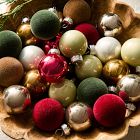 Small Glass Ball Ornaments (Set of 25) - Festive