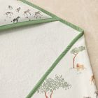 Soft Safari Nursery Bath Wrap &amp; Wash Cloth Set