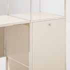 Marlowe Desk (42"), Narrow Shelf (18") &amp; Storage Cabinet (30") Set