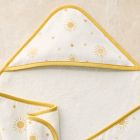 Sunshine Nursery Bath Wrap &amp; Wash Cloth Set