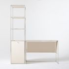 Marlowe Desk (42") &amp; Narrow Shelf (18") Set