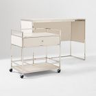 Marlowe Desk (42") & Storage Cart (30") Set