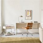 Marlowe Desk (60") & Storage Cart (30") Set