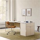 Marlowe Desk (60") & Storage Cabinet (30") Set