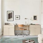 Marlowe Desk (42") &amp; Storage Cabinet (30") Set