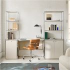 Marlowe Desk (42") &amp; Narrow Shelf (18") &amp; Wide Shelf (30") Set