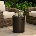 Newcastle Indoor/Outdoor Cylinder Side Table (14")