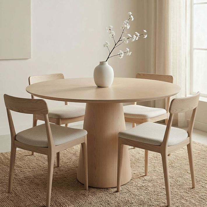 Valentine Round Wood Dining Table (47