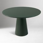 Valentine Lacquered Glass Round Dining Table (47")