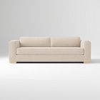Open Box: Nassau Sofa (96"), 44" Depth - Performance Distressed Velvet Sand, Blonde