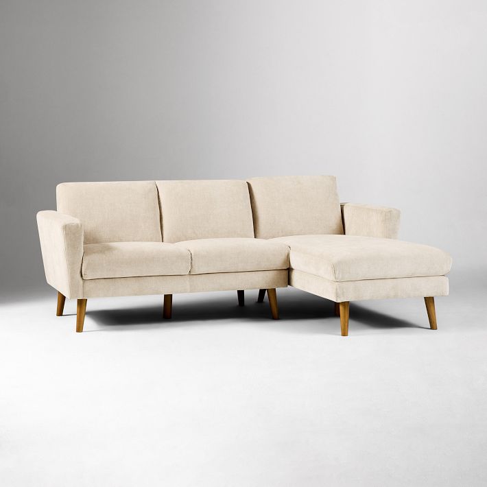 Oliver 2 Piece Chaise Sectional Sofa | West Elm