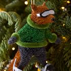 Bottlebrush Winter Sports Animal Ornaments
