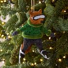 Bottlebrush Fox Ornament