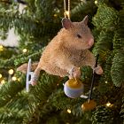 Bottlebrush Mouse Ornament
