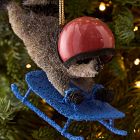 Bottlebrush Racoon Ornament