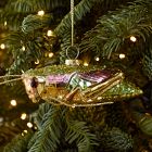 Glass Cricket Ornament