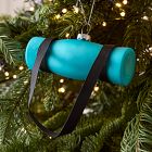 Glass Yoga Mat Ornament