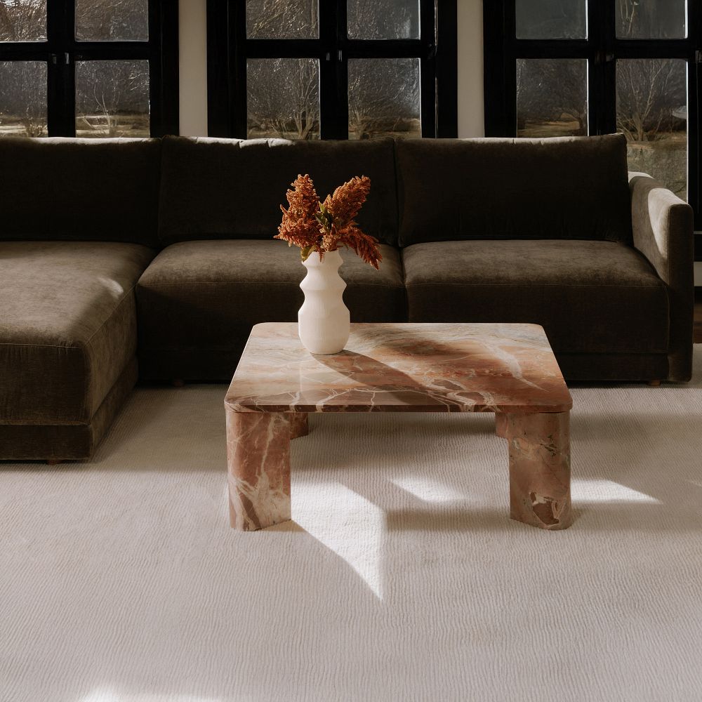 Selano Marble Coffee Table (36") by West Elm