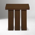 Sesimbra Outdoor Teak Wood Side Table (20")