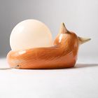 Fox Ceramic Lamp (7")