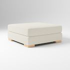 Open Box: Nassau Ottoman (44") - Performance Boucle Oatmeal, Blonde