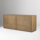 Open Box: Zahra 6-Drawer Dresser (75") - Light Natural Oak