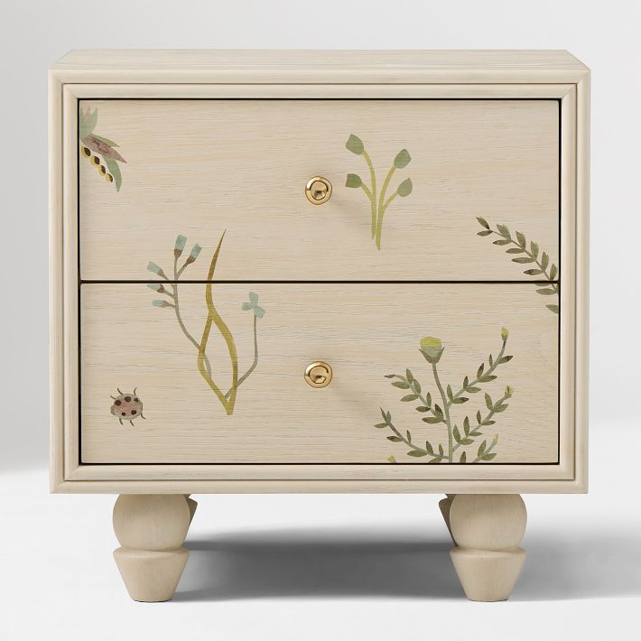 Kids Joseph Altuzarra Painted Botanical Nightstand | West Elm