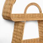 Mushroom Rattan Shelf (23")