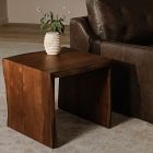 Raina Live Edge Side Table (22")