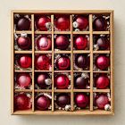 Small Glass Ball Ornaments (Set of 25) - Red
