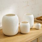 Constellation Pierced Ceramic Candleholders